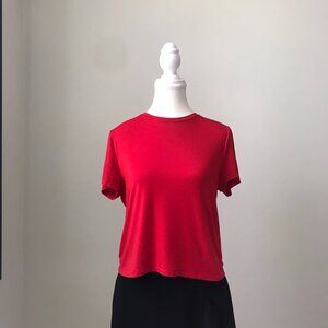 Aritzia Babaton Everyday Tshirt | Red | Size L